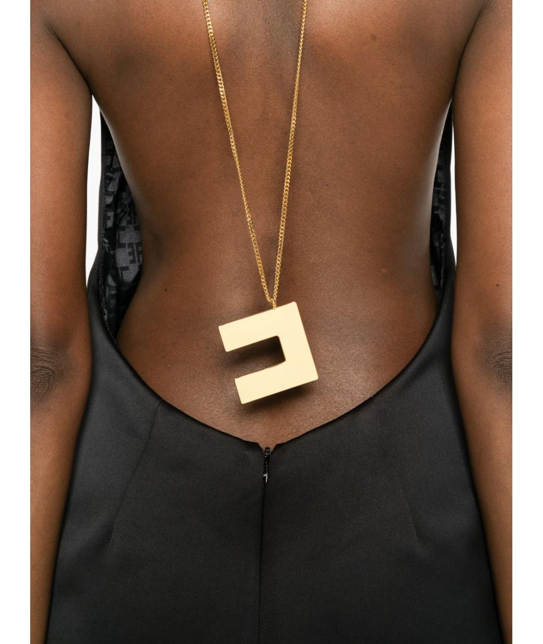 ELISABETTA FRANCHI Черное повседневное платье, фото 3