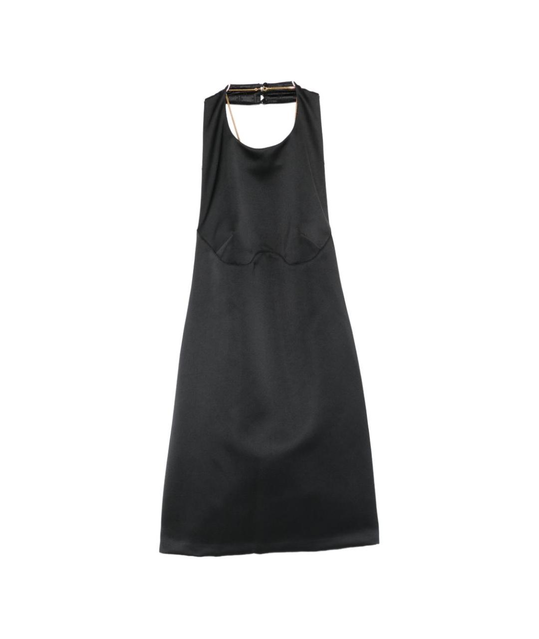 ELISABETTA FRANCHI Черное повседневное платье, фото 1