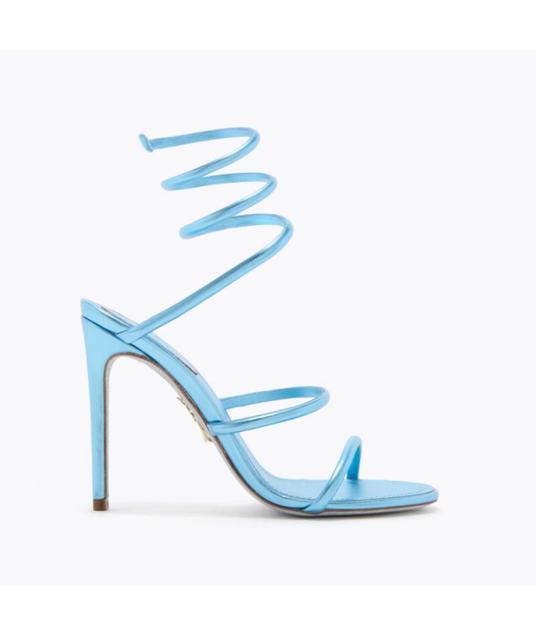 RENE CAOVILLA Голубые босоножки, фото 5