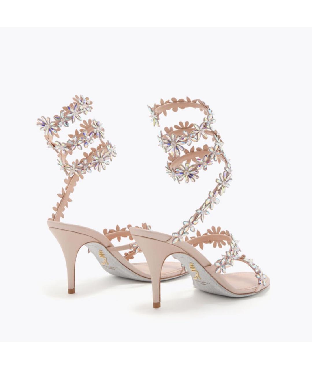 RENE CAOVILLA Бежевые босоножки, фото 3