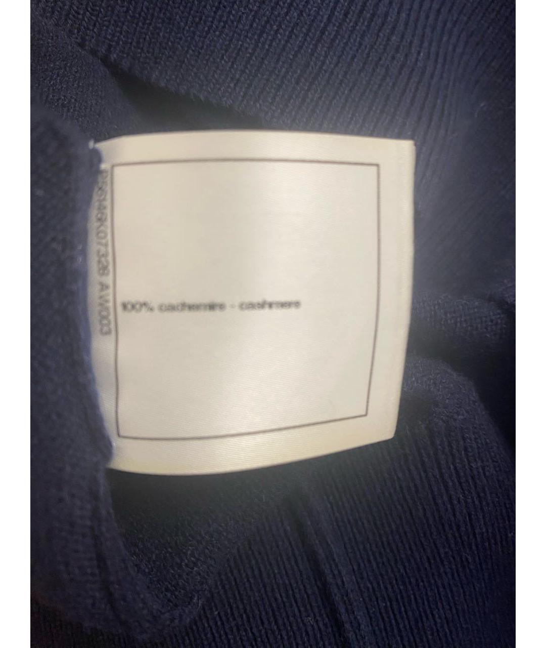 CHANEL Темно-синий кашемировый джемпер / свитер, фото 5