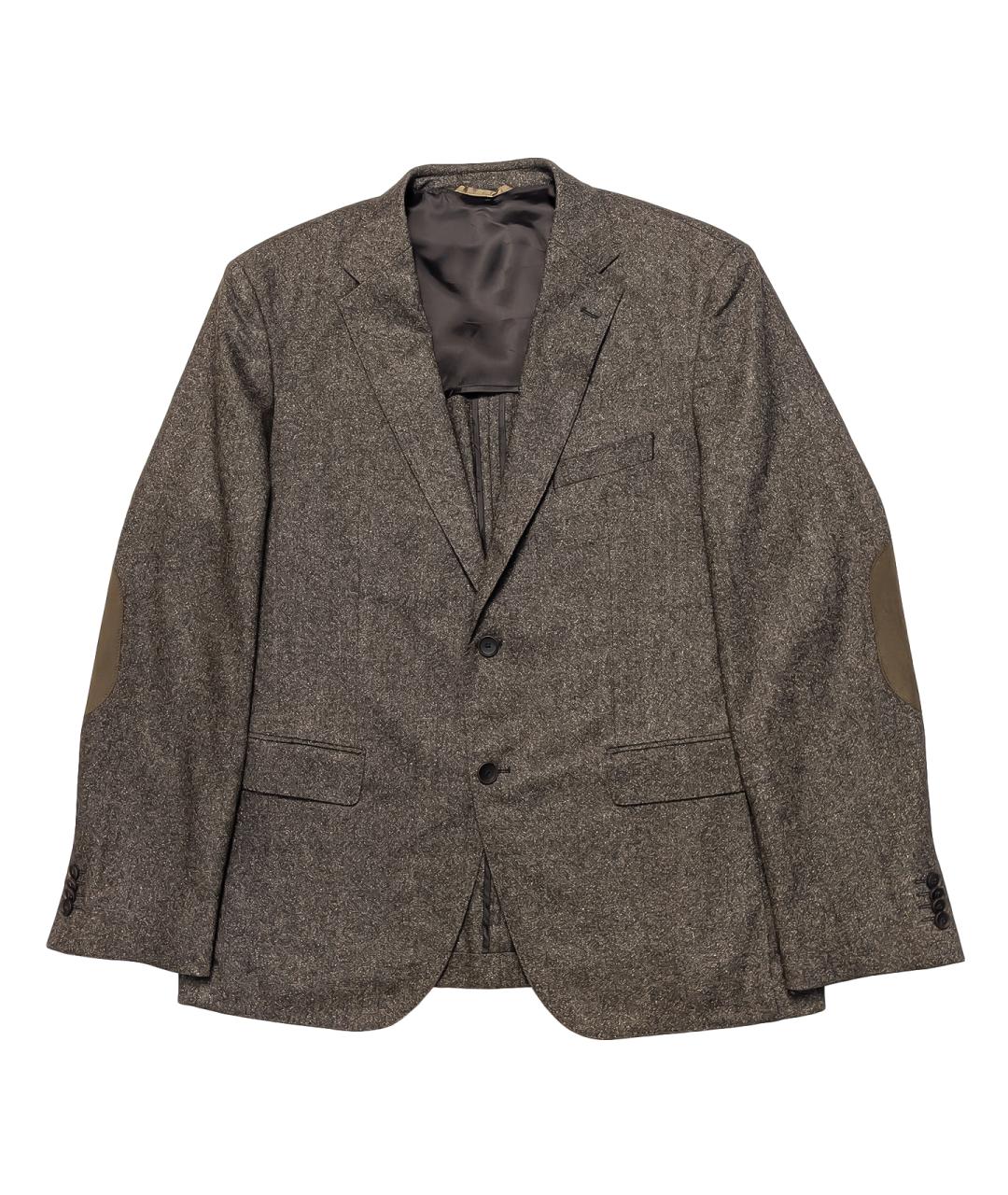 HUGO BOSS Коричневый шерстяной пиджак, фото 1