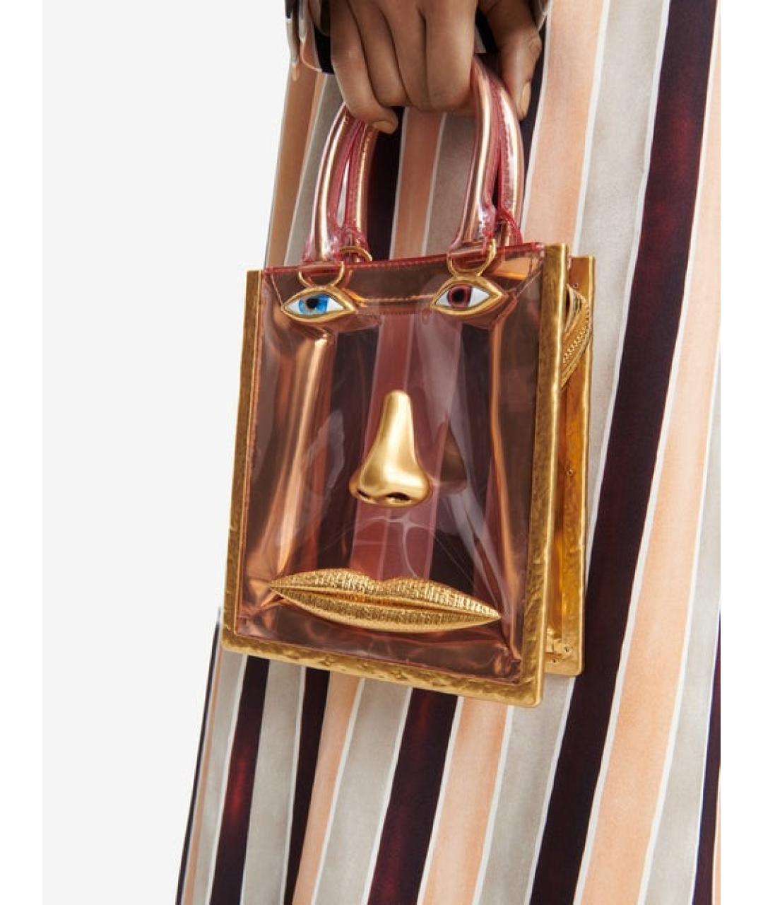 SCHIAPARELLI Бежевая сумка с короткими ручками, фото 3