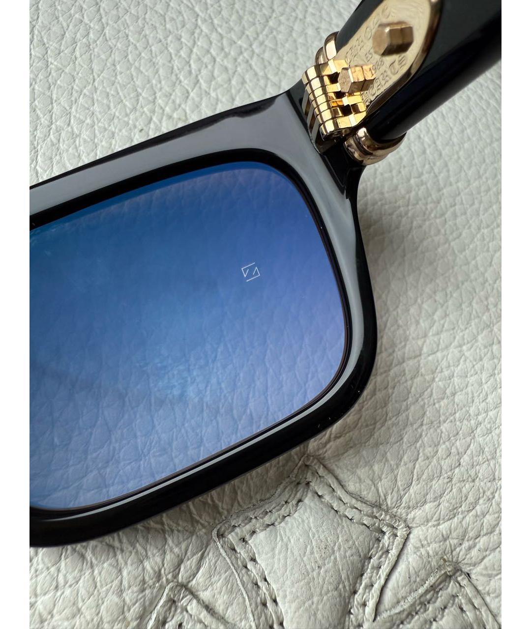 CHROME HEARTS Черные пластиковые солнцезащитные очки, фото 6