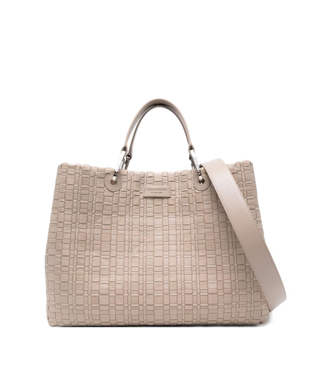 EMPORIO ARMANI Бежевая сумка тоут, фото 1