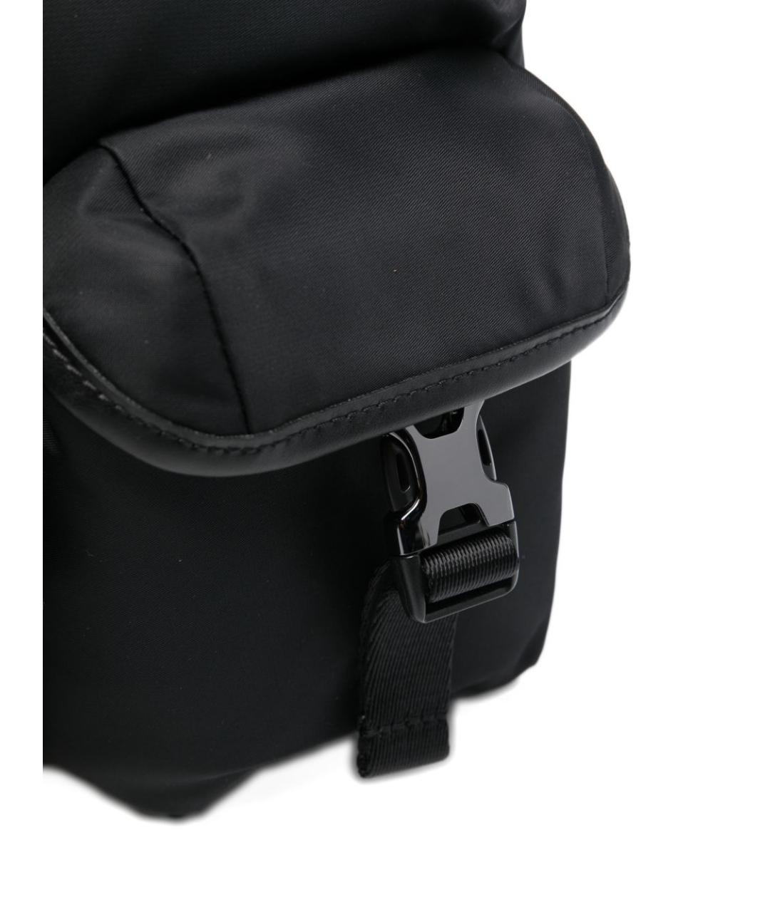 EMPORIO ARMANI Черный тканевый рюкзак, фото 2