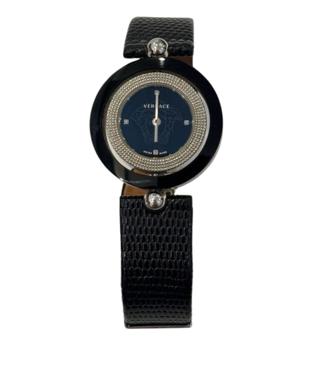 VERSACE Черные часы, фото 1