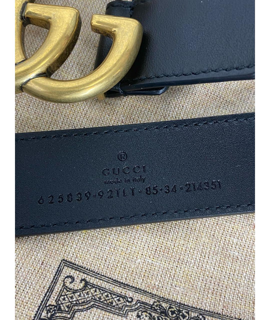 GUCCI Бежевый кожаный ремень, фото 8