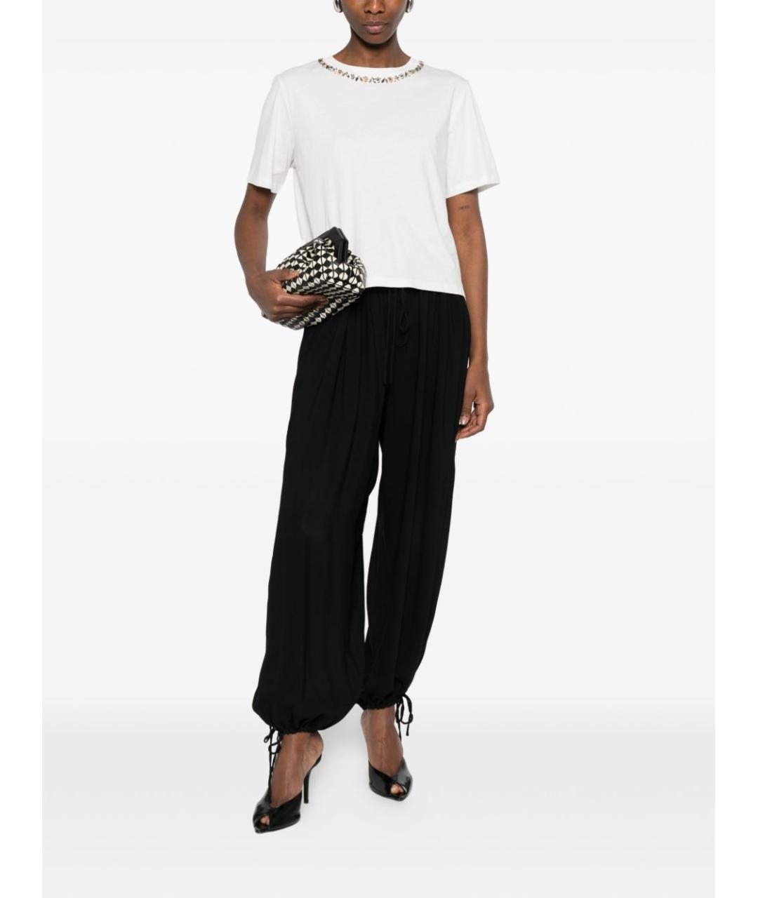 ERMANNO FIRENZE Белая хлопковая футболка, фото 4