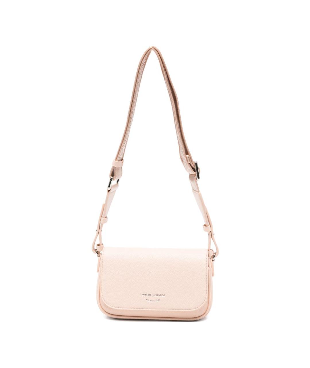 EMPORIO ARMANI Розовая сумка через плечо из искусственной кожи, фото 1