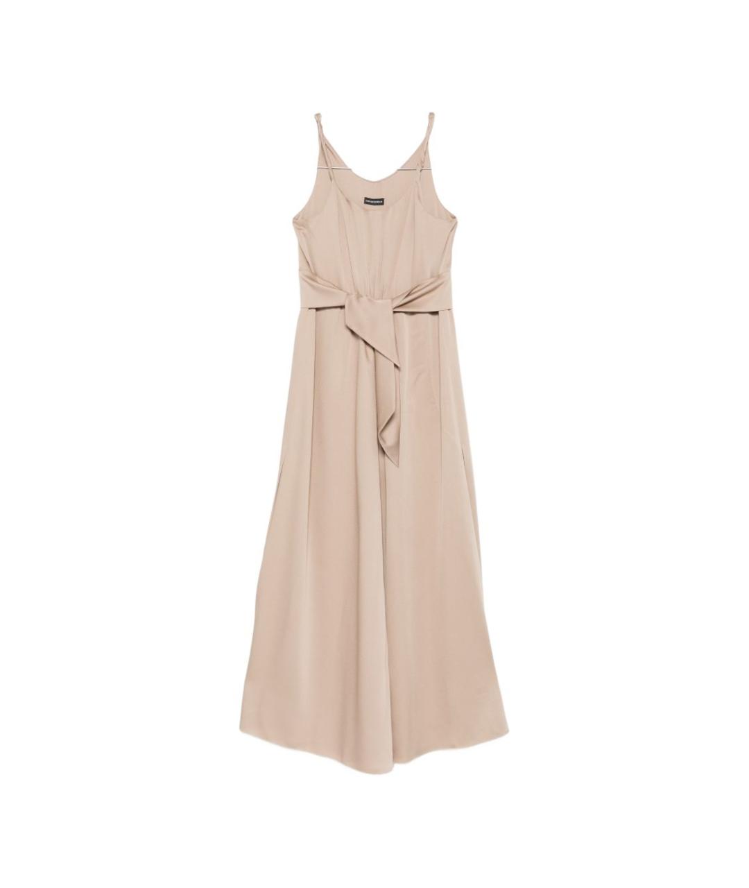EMPORIO ARMANI Бежевое повседневное платье, фото 1