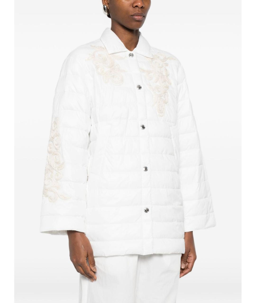 ERMANNO FIRENZE Белая полиамидовая куртка, фото 2