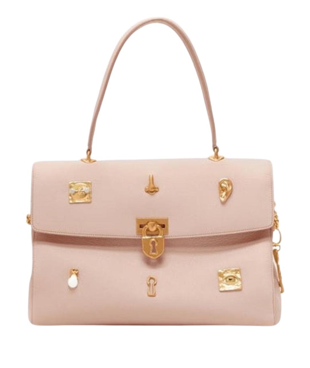 SCHIAPARELLI Розовая кожаная сумка через плечо, фото 1