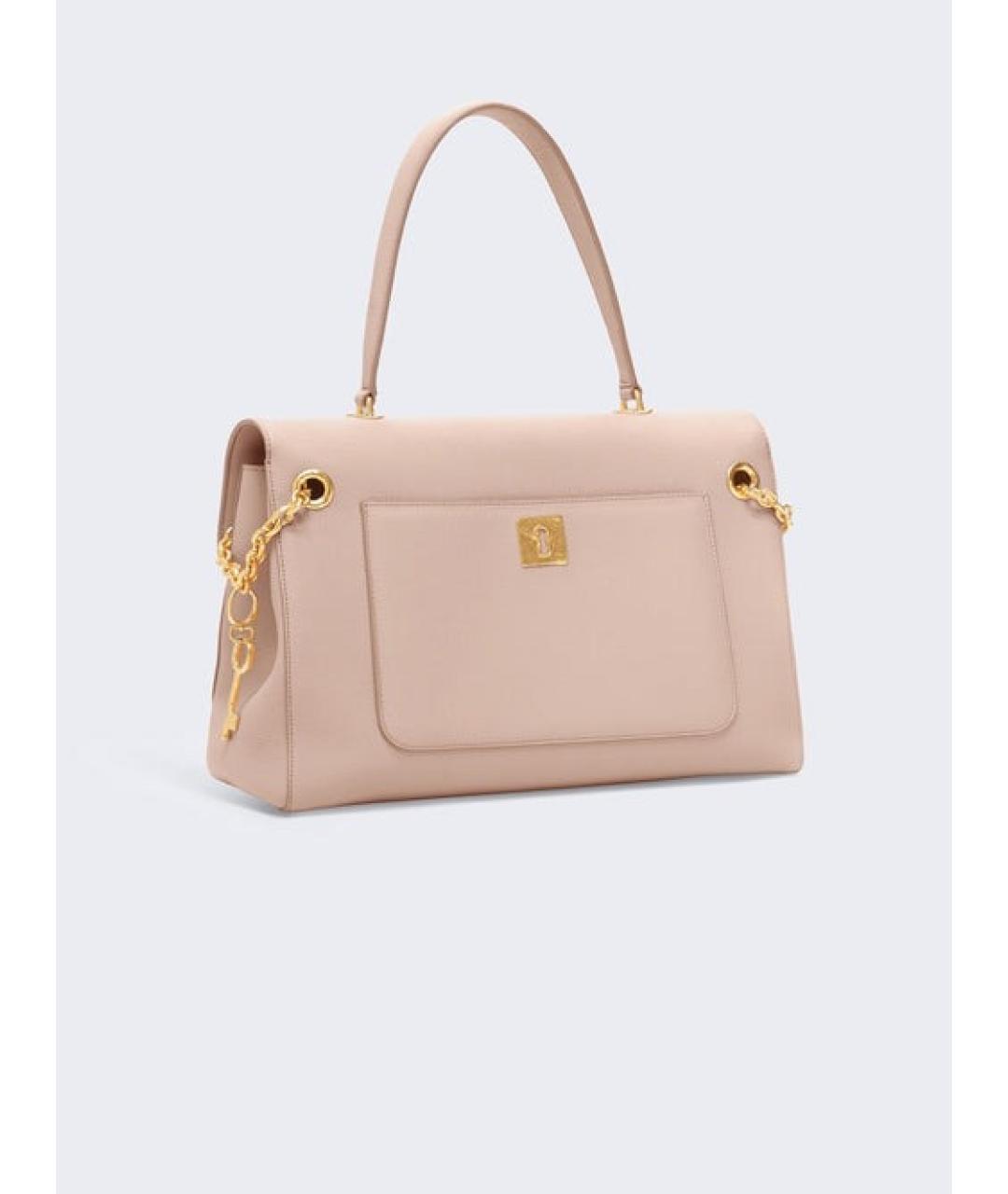 SCHIAPARELLI Розовая кожаная сумка через плечо, фото 2