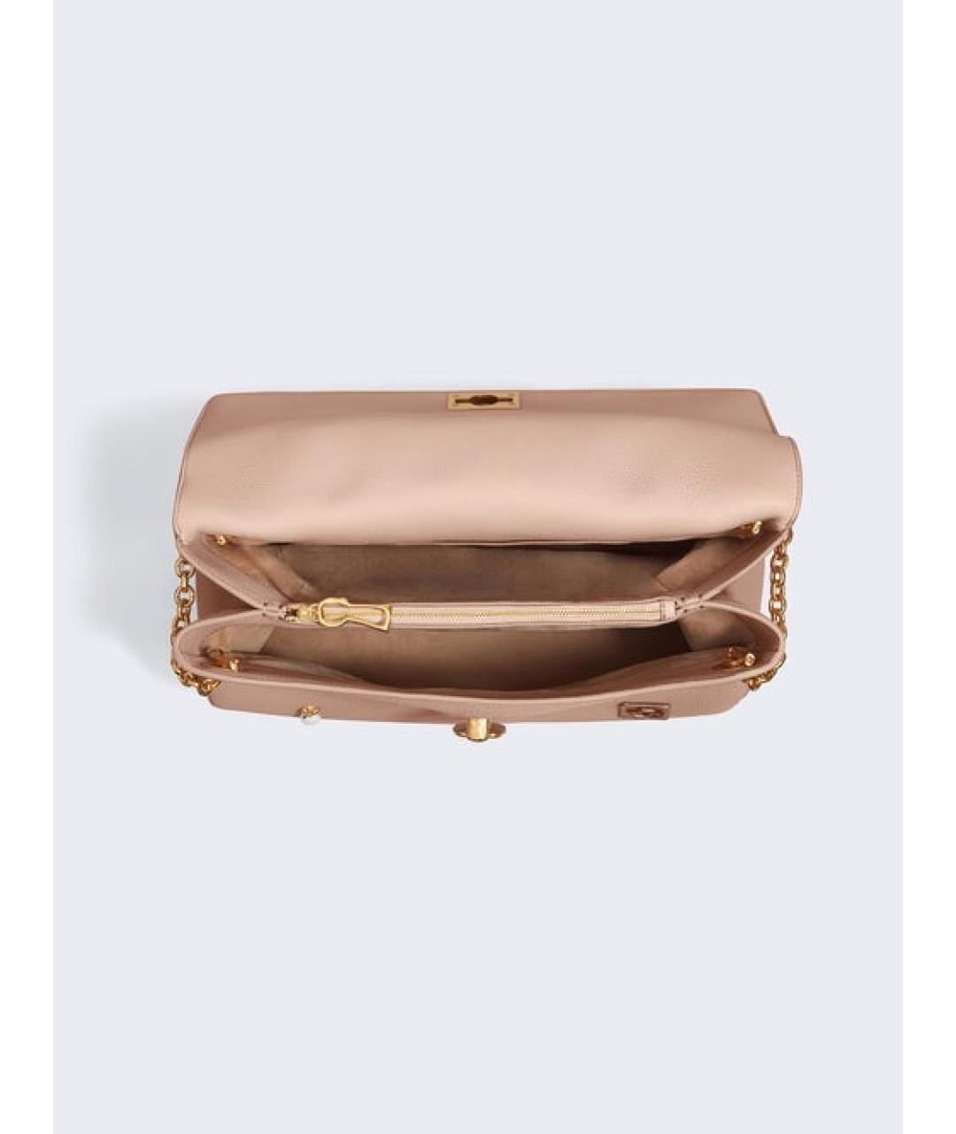 SCHIAPARELLI Розовая кожаная сумка через плечо, фото 3