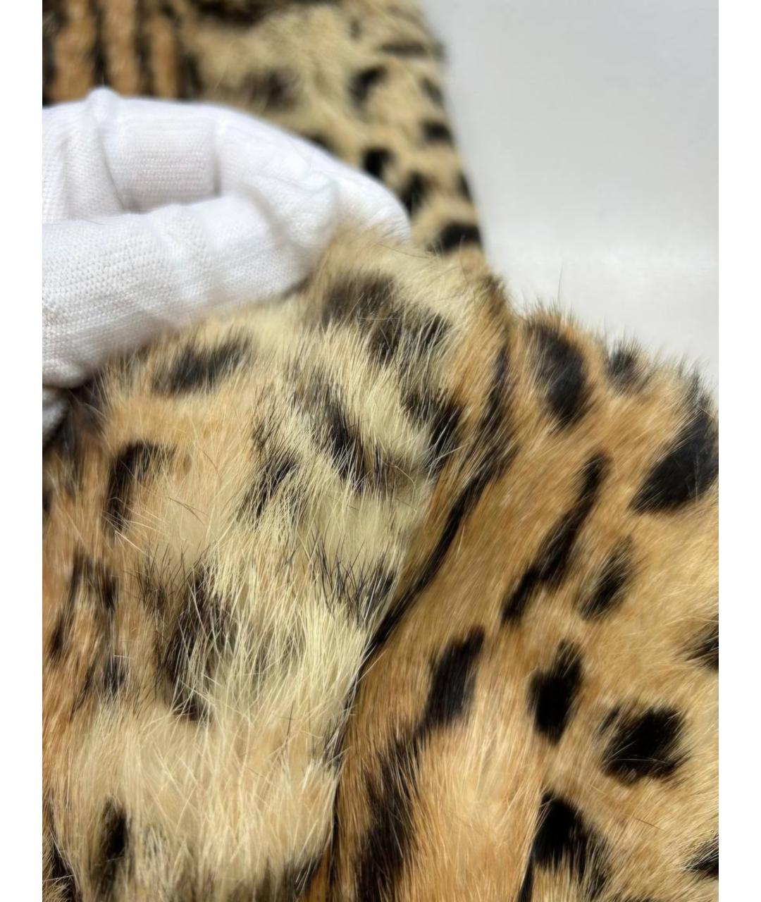 JOSEPH Коричневая меховая шуба, фото 7