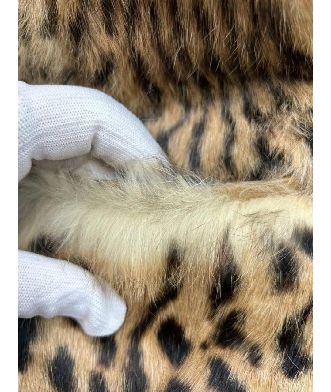 JOSEPH Коричневая меховая шуба, фото 9