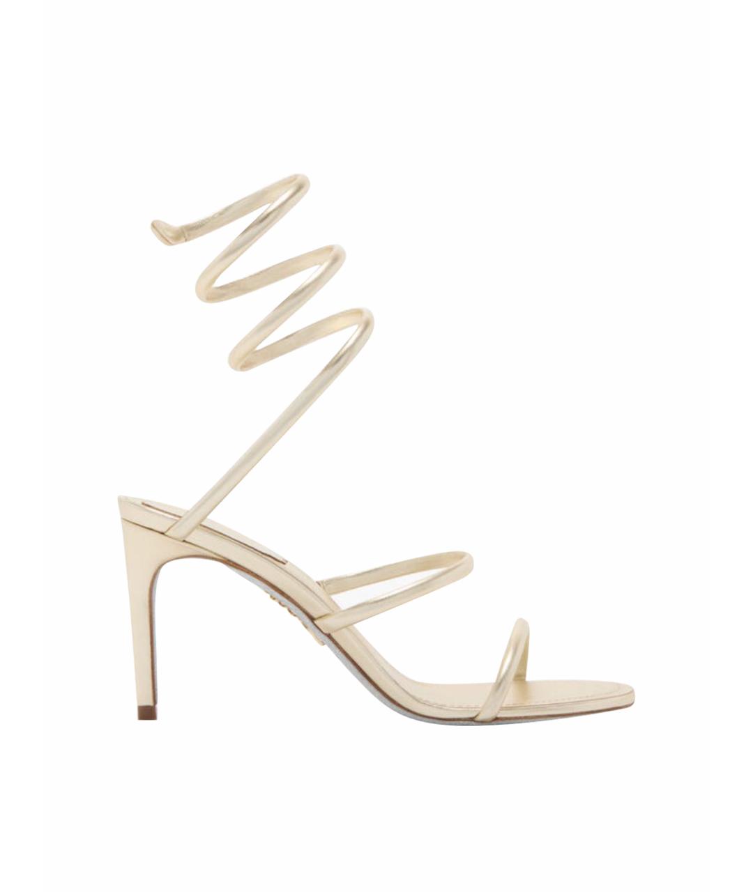 RENE CAOVILLA Бежевые босоножки, фото 1