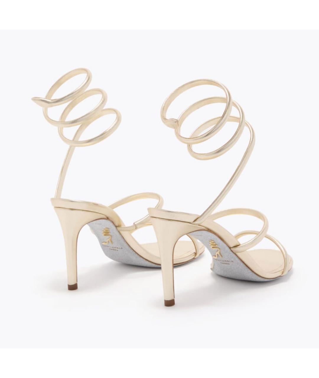 RENE CAOVILLA Бежевые босоножки, фото 2