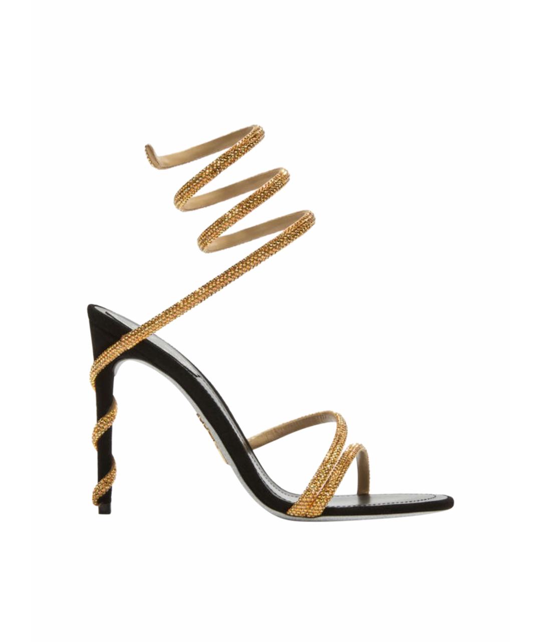 RENE CAOVILLA Черные босоножки, фото 1