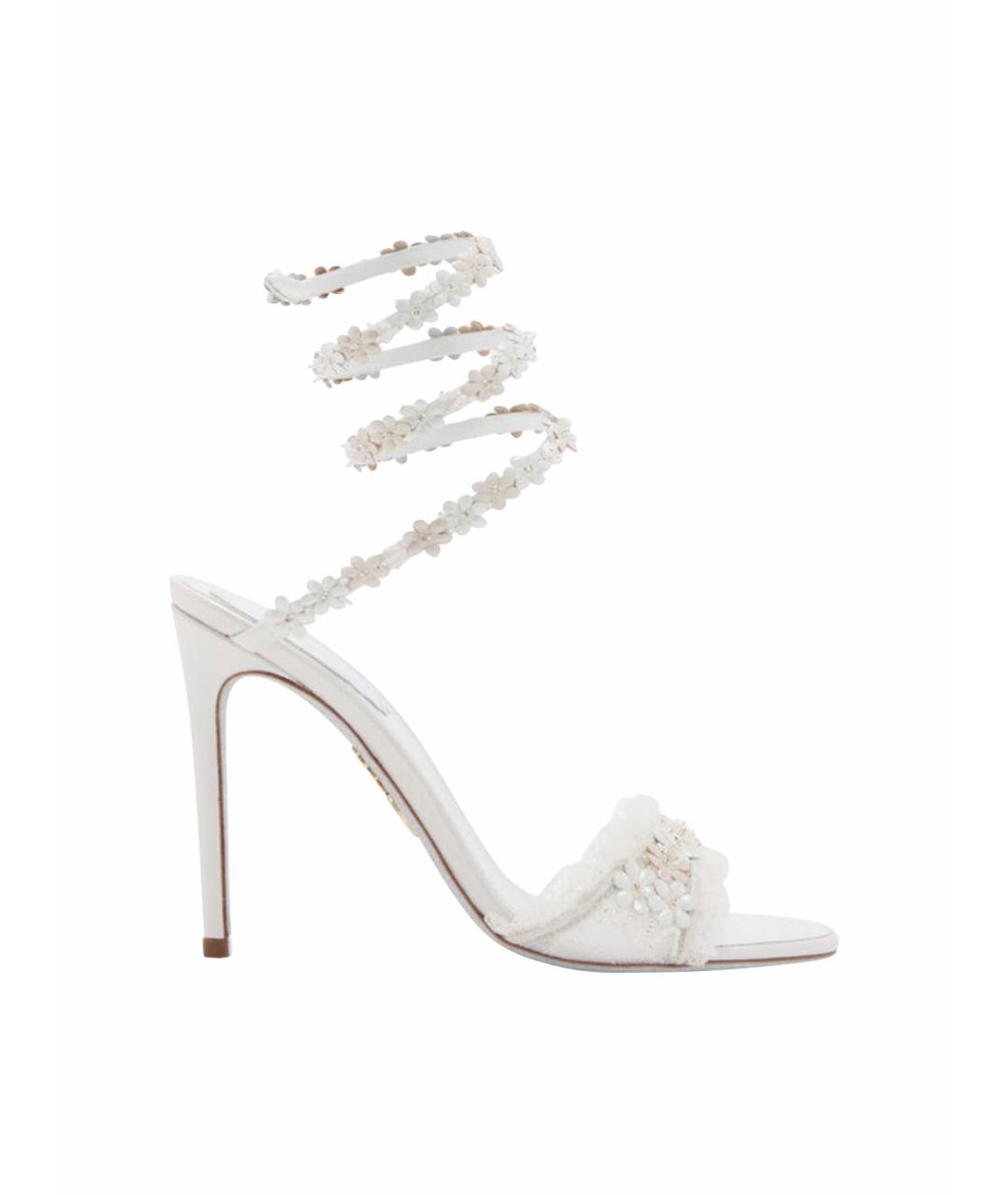 RENE CAOVILLA Белые босоножки, фото 1