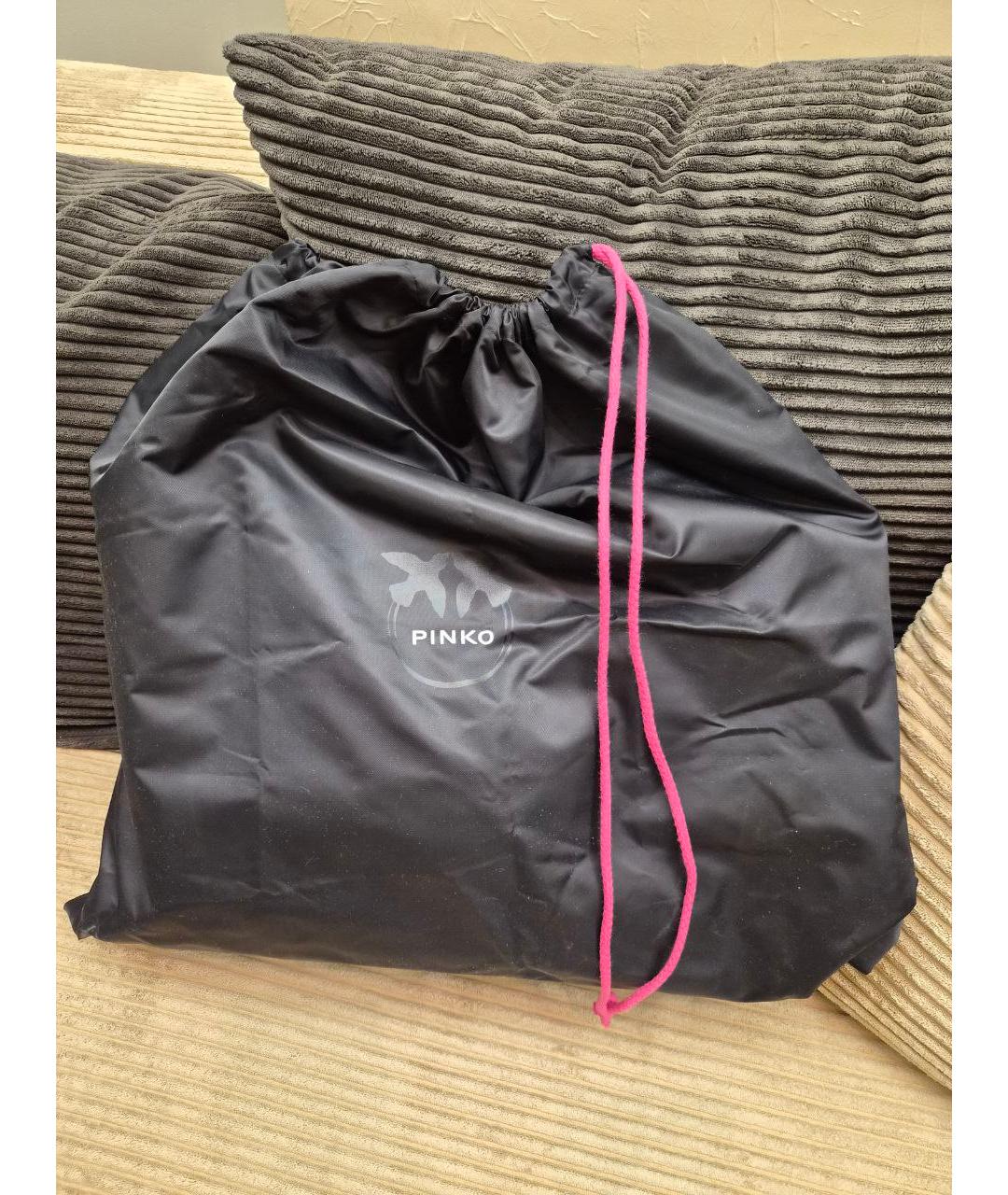 PINKO Белая кожаная сумка тоут, фото 8