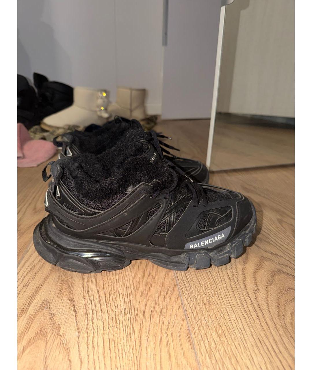 BALENCIAGA Черные текстильные кроссовки, фото 7