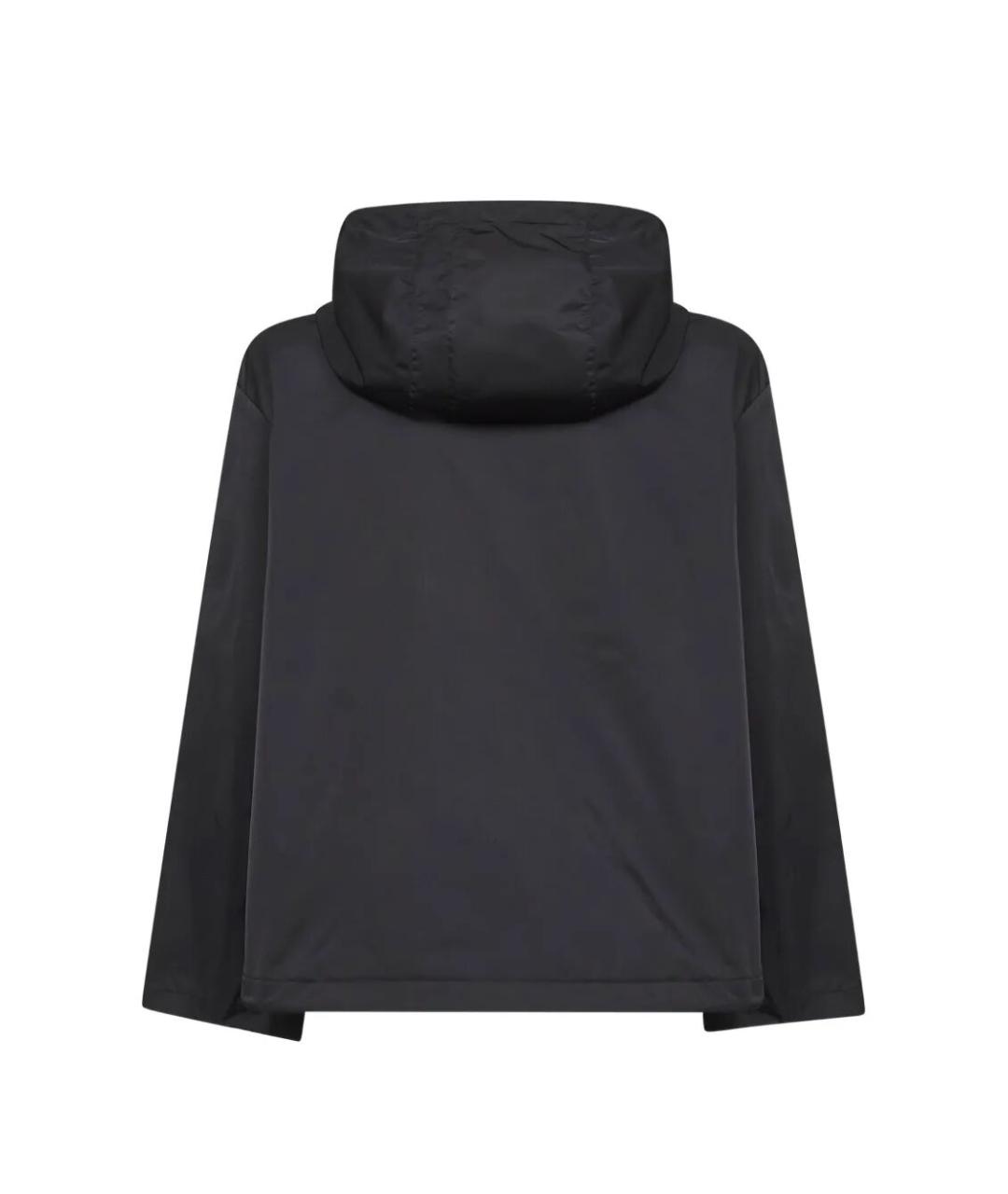 MONCLER Черная полиамидовая куртка, фото 2