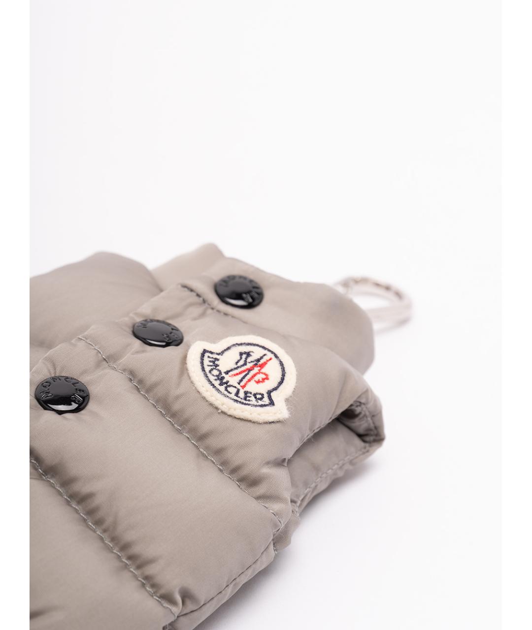 MONCLER Серый брелок, фото 2
