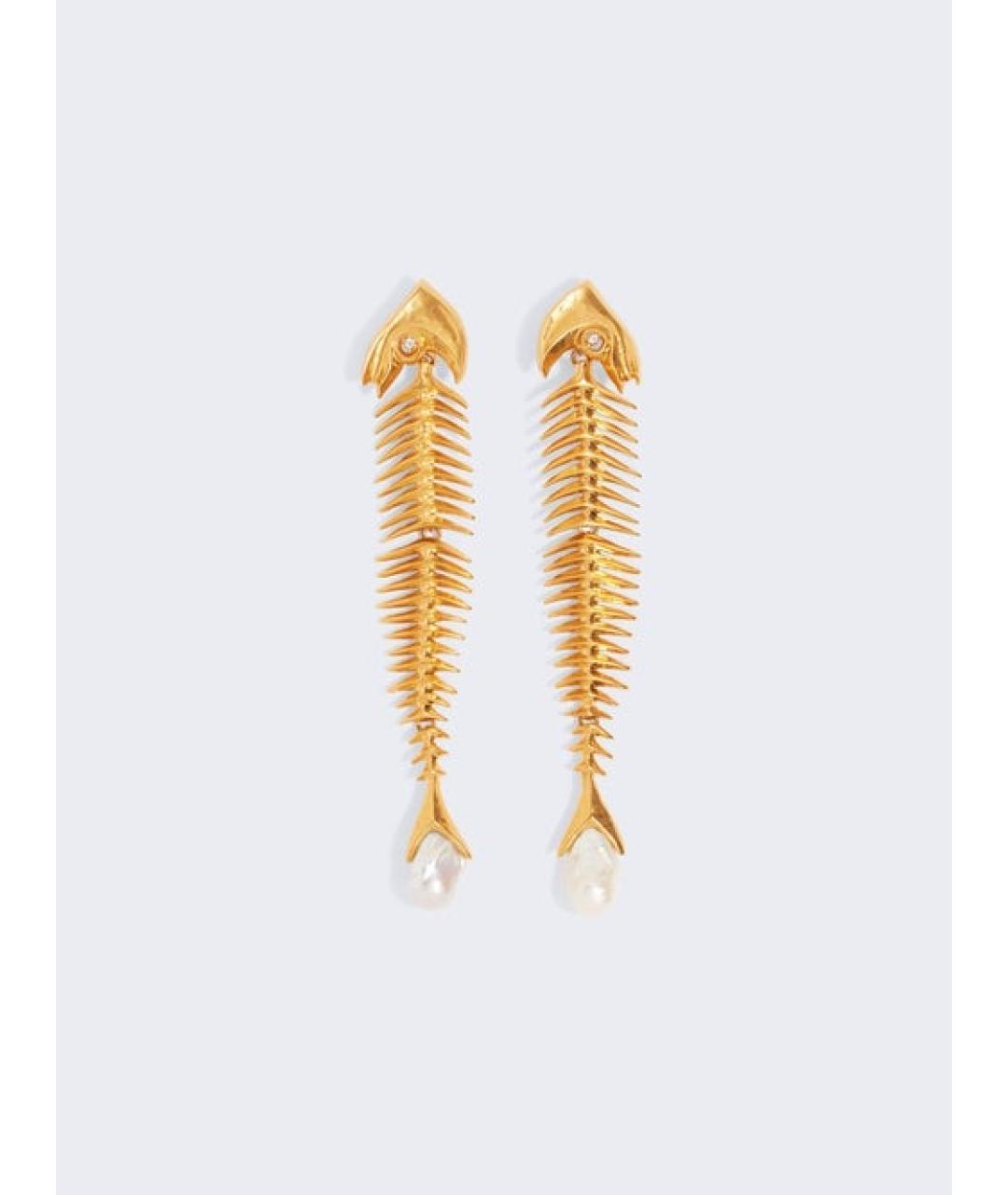 SCHIAPARELLI Золотые серьги из желтого золота, фото 3