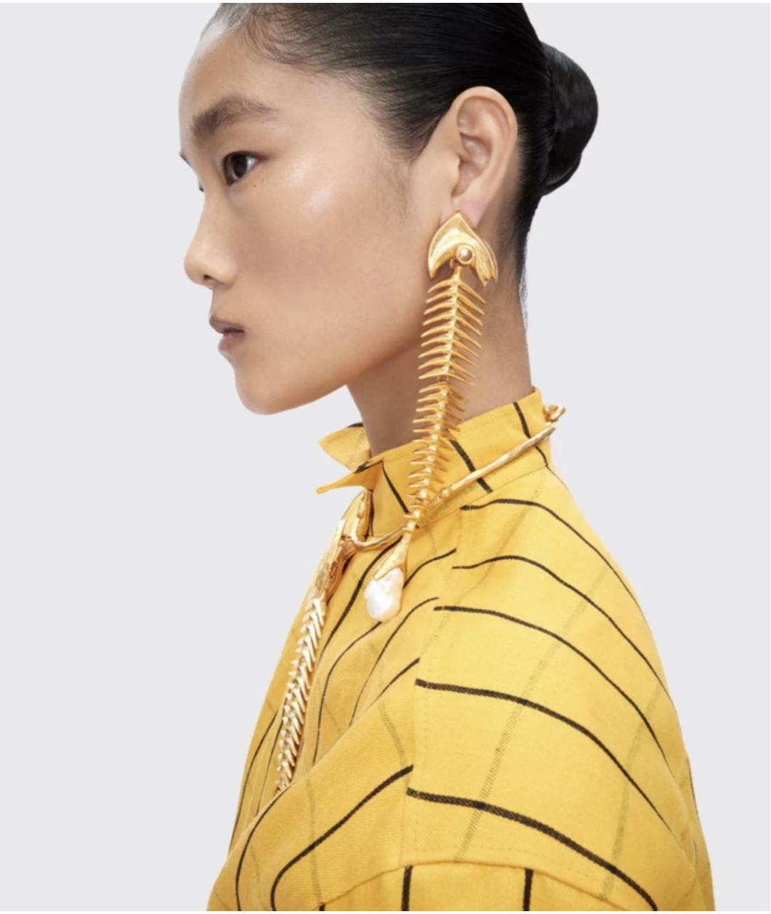 SCHIAPARELLI Золотые серьги из желтого золота, фото 4