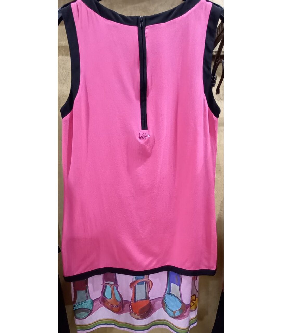 VDP Розовое шифоновое платье, фото 2