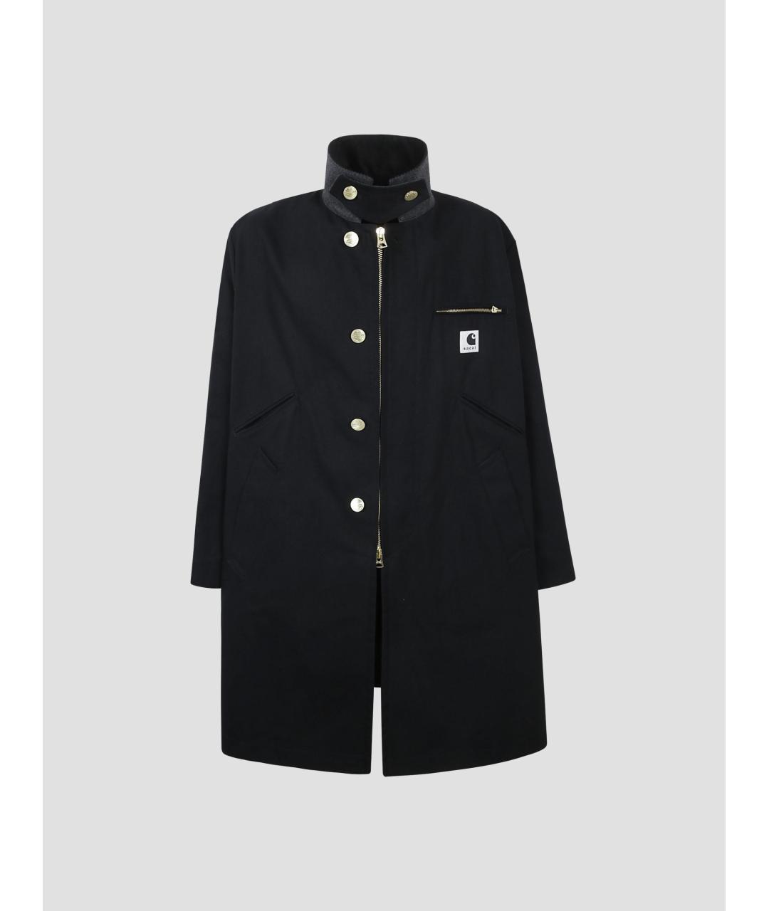 SACAI Черная хлопковая куртка, фото 4