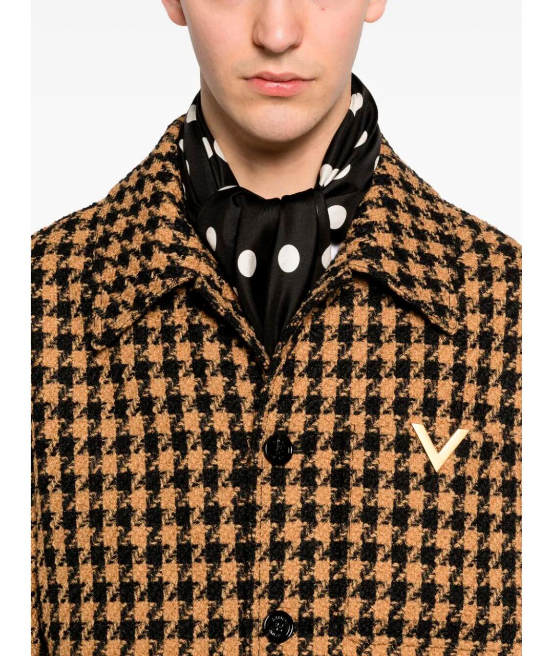 VALENTINO Мульти шерстяная кэжуал рубашка, фото 2