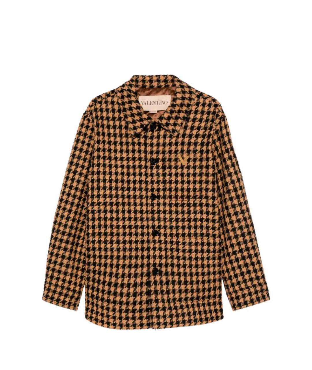 VALENTINO Мульти шерстяная кэжуал рубашка, фото 1