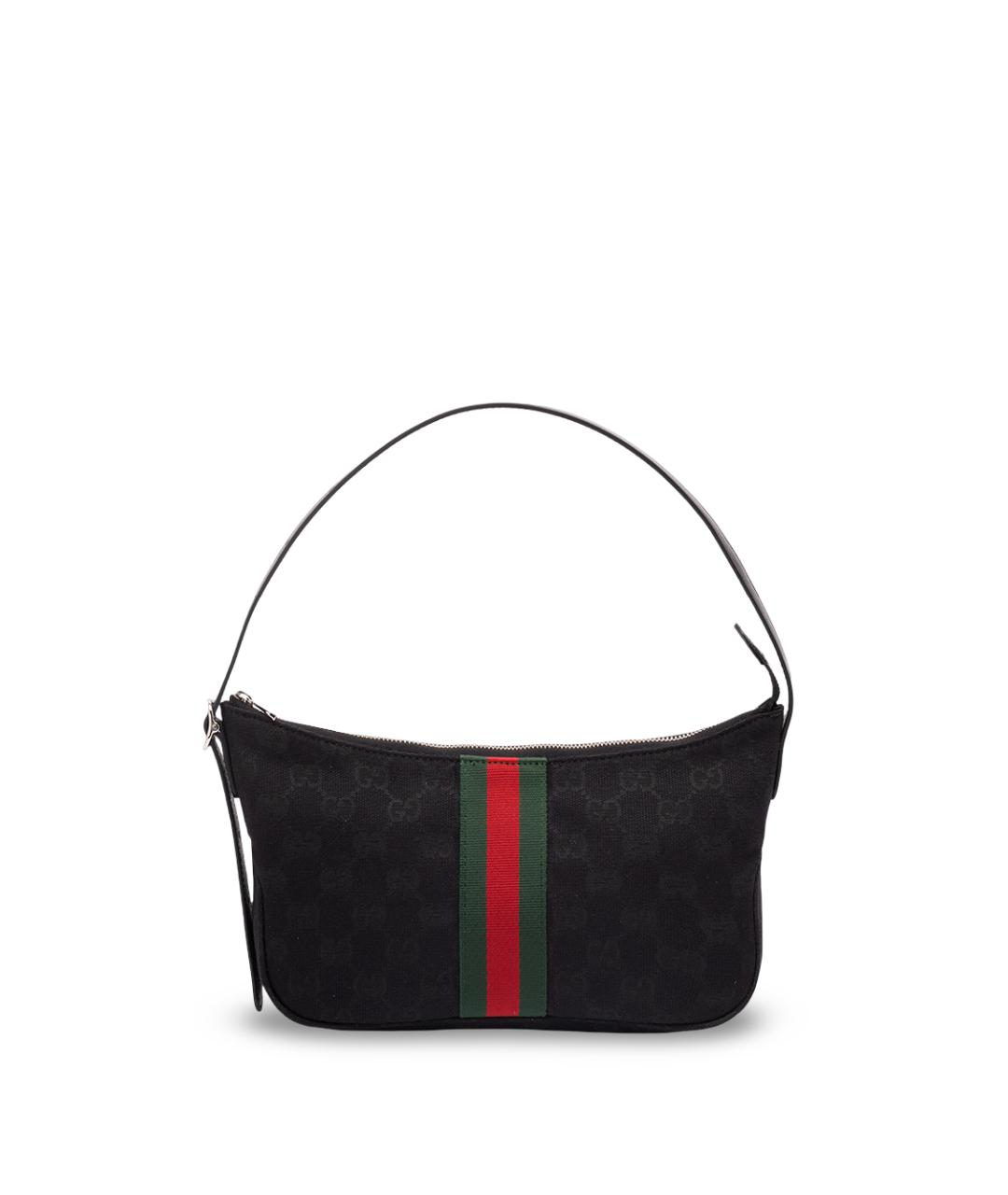 GUCCI Черная тканевая сумка на плечо, фото 7