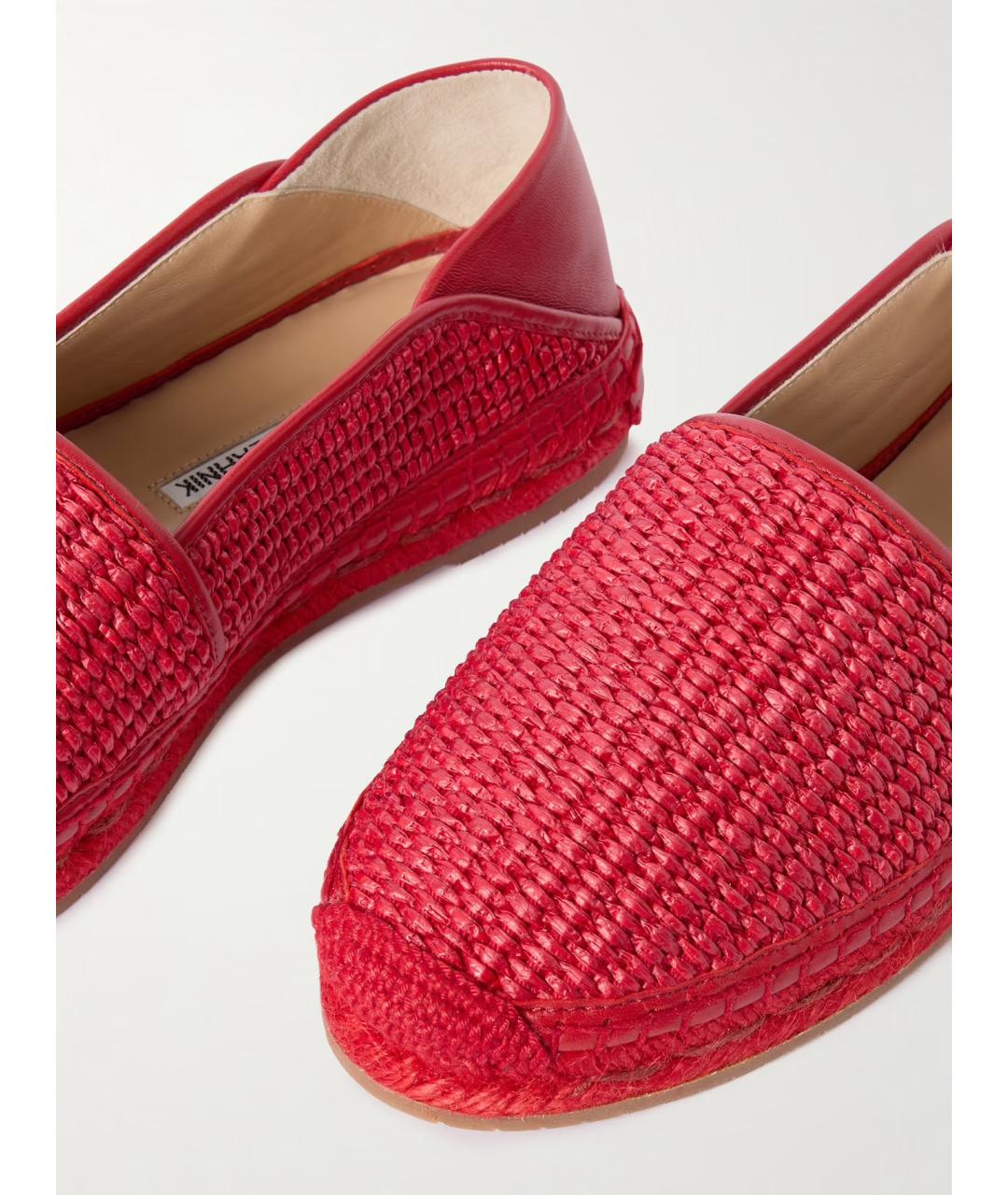 MANOLO BLAHNIK Красные эспадрильи, фото 5