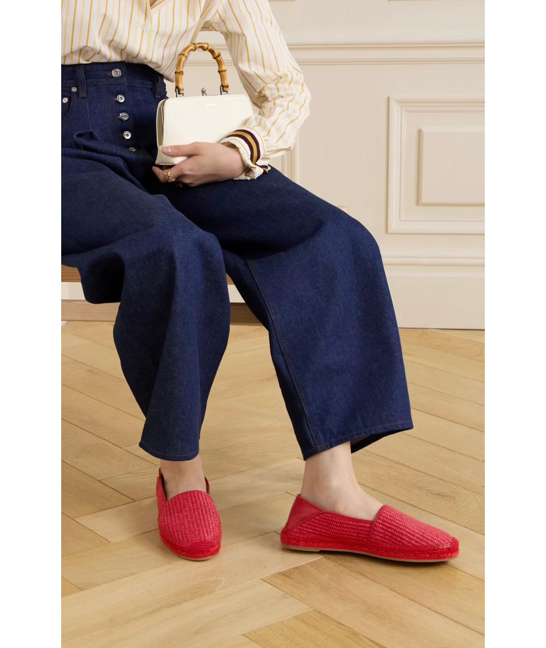 MANOLO BLAHNIK Красные эспадрильи, фото 2