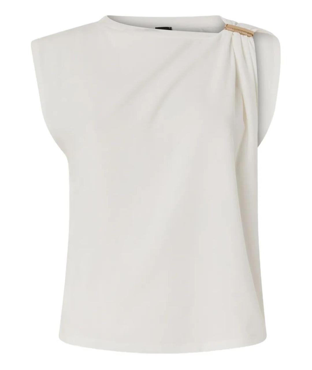 PINKO Белая хлопковая футболка, фото 1