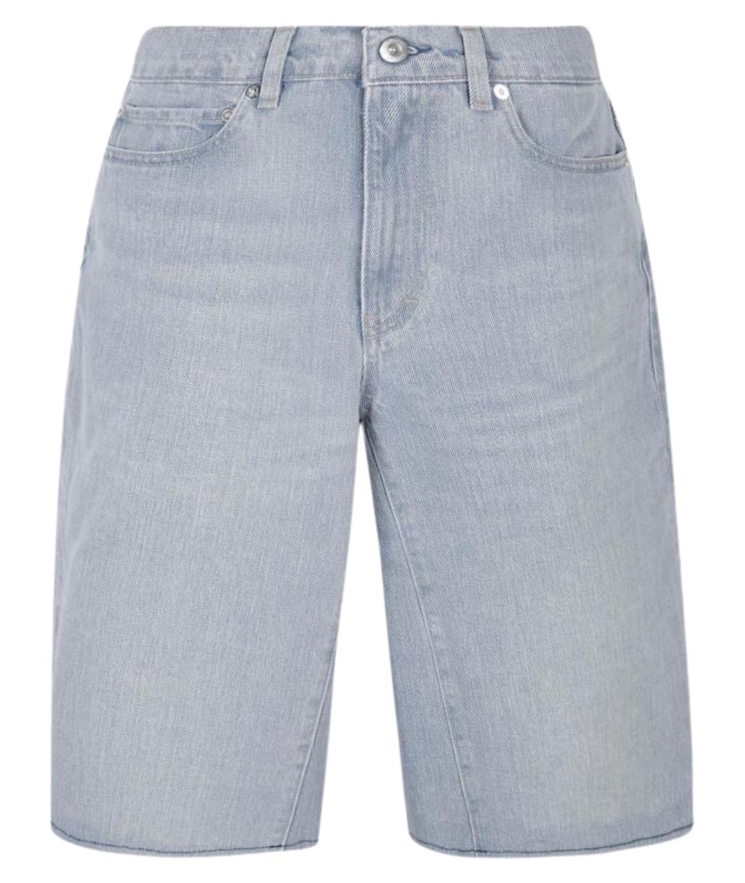 OUR LEGACY Синие хлопковые шорты, фото 1