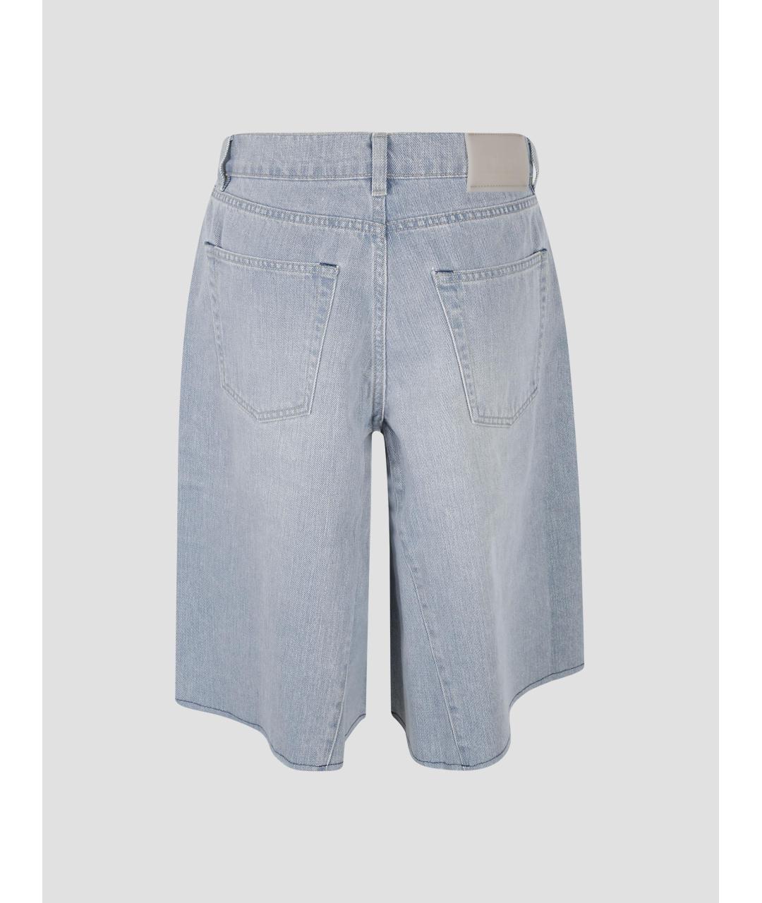 OUR LEGACY Синие хлопковые шорты, фото 2