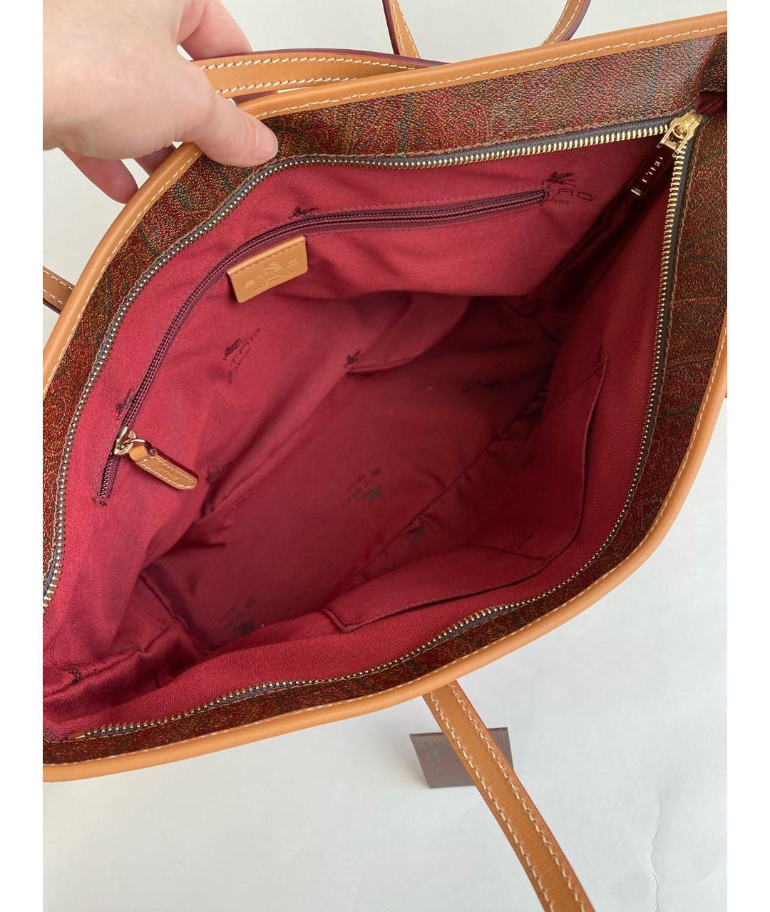 ETRO Коричневая сумка тоут, фото 4