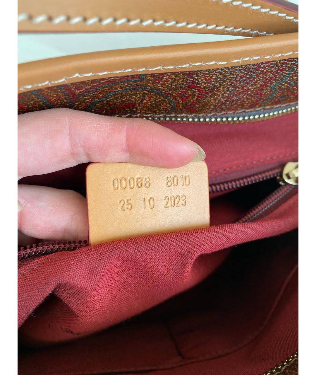 ETRO Коричневая сумка тоут, фото 7