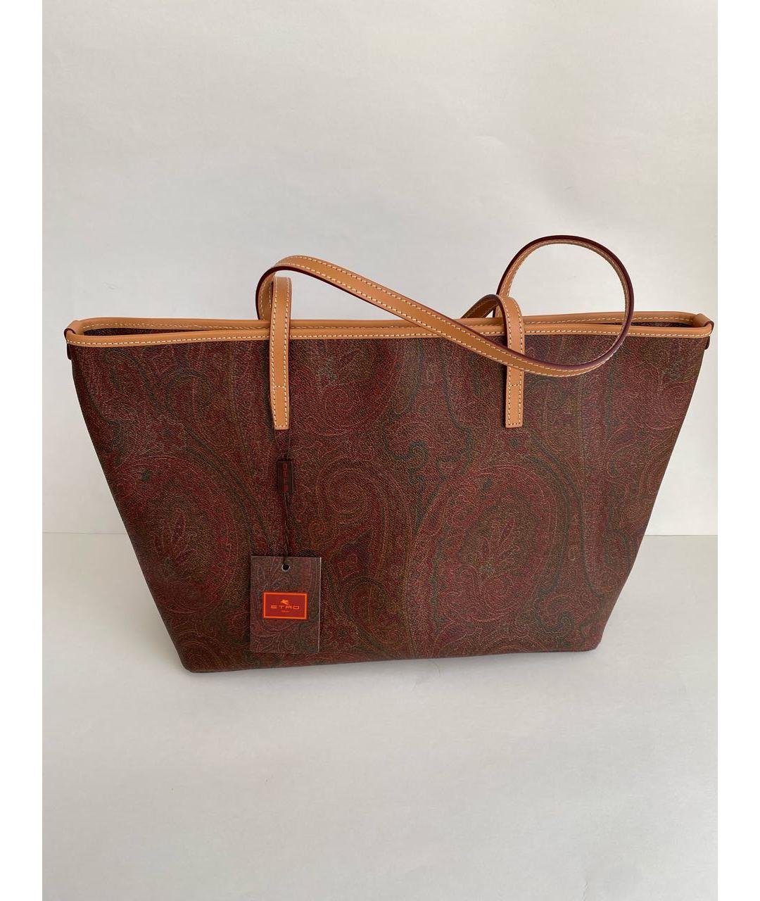 ETRO Коричневая сумка тоут, фото 6