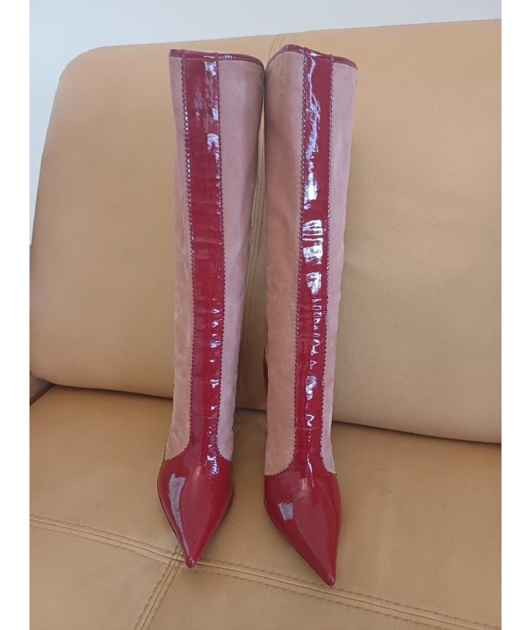 CASADEI Мульти сапоги из лакированной кожи, фото 7