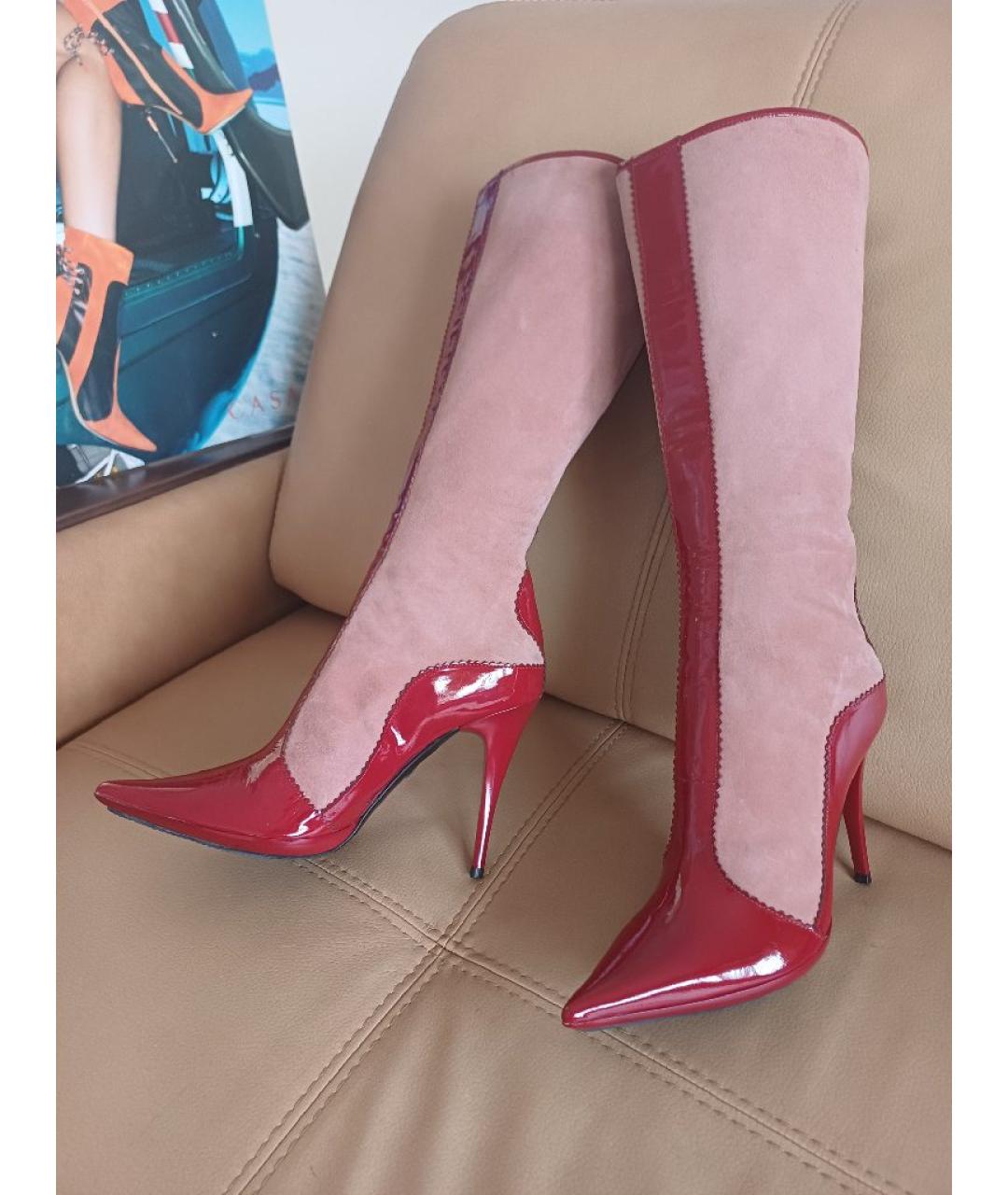 CASADEI Мульти сапоги из лакированной кожи, фото 2