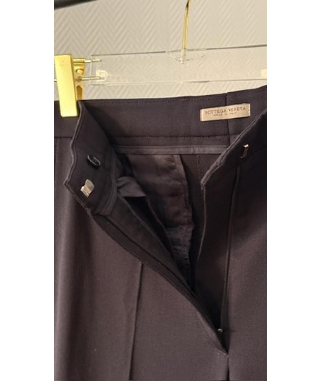 BOTTEGA VENETA Коричневые брюки узкие, фото 3