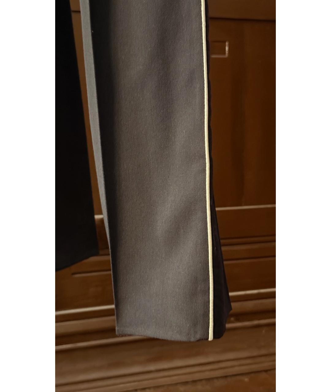 BOTTEGA VENETA Коричневые брюки узкие, фото 4