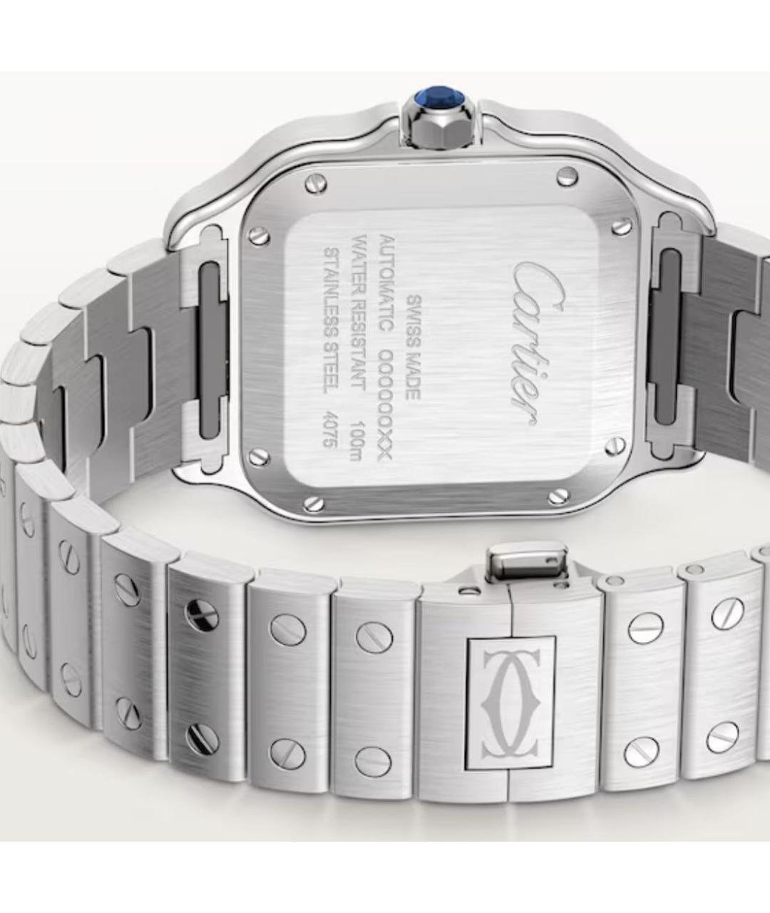 CARTIER Серебряные часы, фото 4