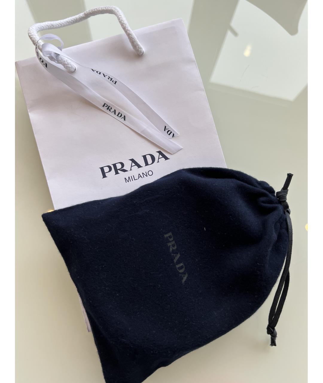 PRADA Черный кожаный ремень, фото 8